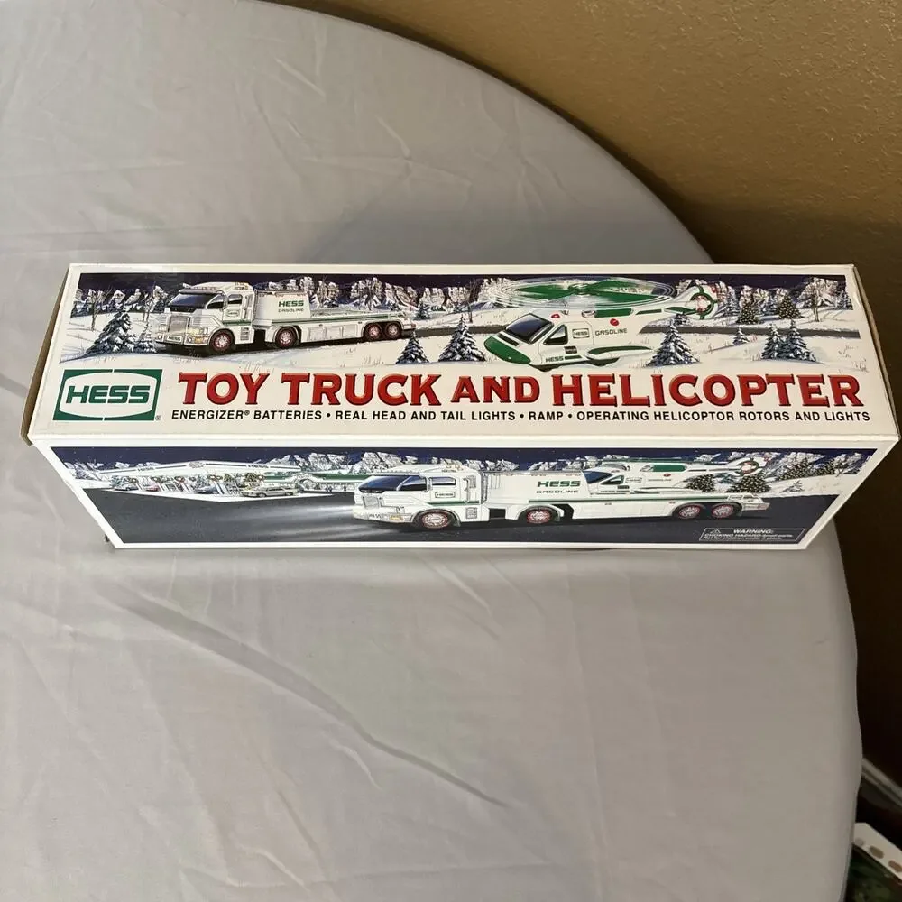 2006 Hess Toy Truck and Helicopter Collectible Set New In Box